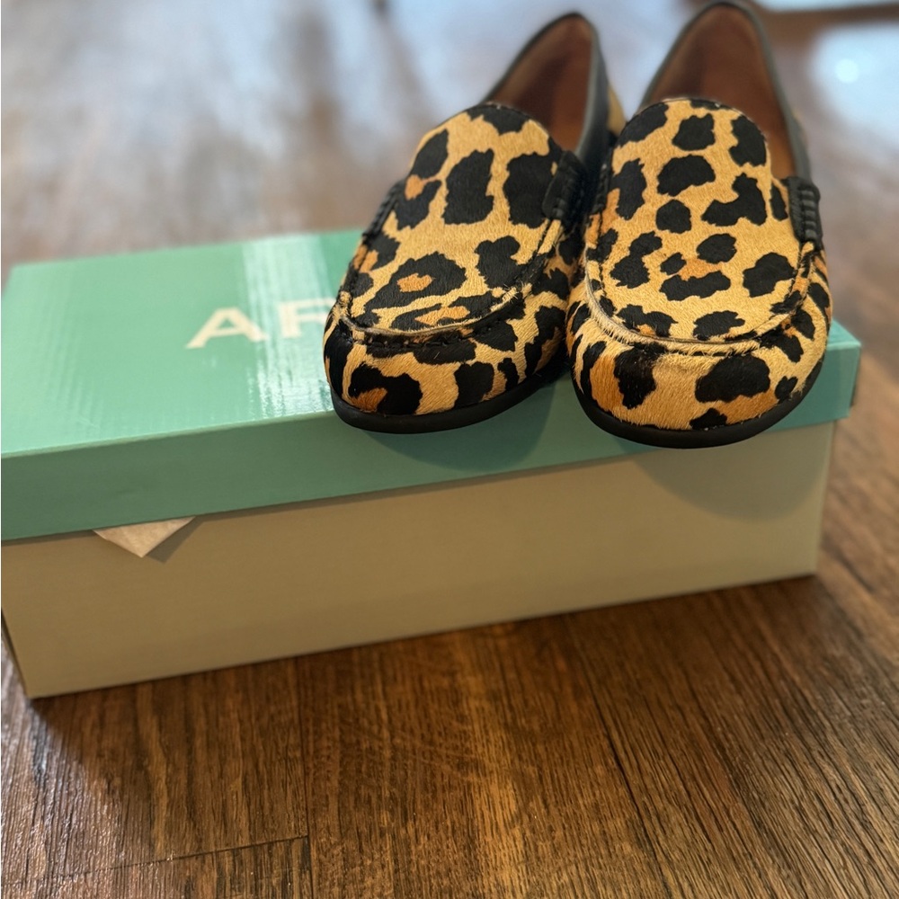 Leopard Print Loafers